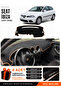 Seat Ibiza (2001-2008) Compatible Glove Box Cover, Glove Box Case - Black-Brown - Se003