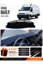 Iveco Daily (2011-2014) Compatible Glove Box Protection, Glove Box Cover, Glove Box Case - Black-Blue - Iv001