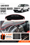 Land Rover Range Rover Sport (2005-2013) Compatible Dashboard Cover - Black-Red - Lr004