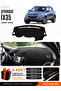 Hyundai̇ İx35 (2009-2015) Compatible Glove Box Protection, Glove Box Cover, Glove Box Case - Black - Hu006