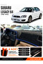 Subaru Legacy B4 (1998-2003) Compatible Glove Box Cover, Glove Box Case - Black-Blue - Su006