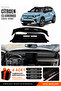Citroen C3 Ai̇rcross (2023-2026) Compatible Glove Box Cover, Glove Box Case - Black-Grey - Ci020
