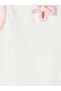 Crew Neck Bowknot Detailed Girls' Athlete Top - 5