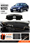 Mercedes W203 C-Class (2000-2007) Compatible Glove Box Cover, Glove Box Case - Black-Beige - Mb005