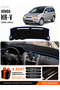 Honda Hr-V (1998-2005) Compatible Glove Box Protection, Glove Box Cover, Glove Box Case - Black-Blue - Ho018