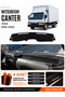Mitsubishi Canter Fe639 (1996-2005) Compatible Glove Box Cover, Glove Box Case - Black-Grey - Mi002