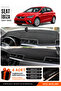 Seat Ibiza (2017-2021) Compatible Glove Box Protection, Glove Box Cover, Glove Box Case - Black-Grey - Se009