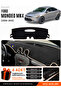 Ford Mondeo Mk4 (2008-2014) Compatible Dashboard Cover, Dashboard Case - Black-Beige - Fo021