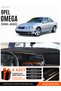 Opel Omega (1993-2003) Compatible Glove Box Protection, Glove Box Cover, Glove Box Case - Black-Beige - Op013