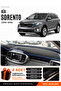 Kia Sorento (2015-2018) Compatible Glove Box Protection, Glove Box Cover, Glove Box Case - Black-Blue - Ki020