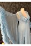 Boxed 2-Piece Long Dressing Gown and Nightgown Set with Tulip Details - 4