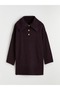 Button Detailed Polo Collar Women's Knitwear Sweater