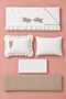 Trigo Beige Floral Embroidered Cotton Duvet Cover Set 5 Pieces with Runner Modern Single Set - 3