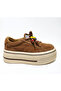 26K366-2 Suede Thick Sole Sneaker - 4