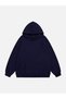 Women's Star Stone Printed Hooded Oversize Sweatshirt - 2