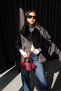 Plaid Design Jacket with Velvet Collar - 3