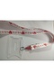 Heartbeat Striped Ecg Neck Strap Horizontal Card Holder - 5