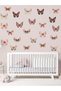 Butterflies in Pastel Colors Baby Kids Room Wall Sticker 120 Pieces - 3