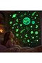 Phosphorescent Star Sticker Galaxy Set 200 Pieces Glow-In-The-Dark Earth Moon Saturn and Fantastic Figures