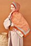 Lorena-Riva Shawl Tencel Guipure Pattern Light Orange