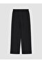 Two Mt Shop Quality Lcw Everyday Black Diving Fabric Plain Standard & Regular Women's Sweatpants - 6