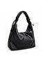 Romy Drawstring Strap Detailed Patent Leather Women's Shoulder Bag - 2