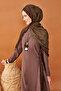 Lorena-Riva Shawl Tencel Guipure Pattern Brown - 2