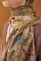 Lorena-Riva Shawl Tencel Wild Flower Mold Green - 5