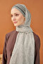 Lorena-Riva Shawl Tencel Guipure Pattern Gray - 5