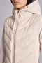 Water Repellent Regular Fit Hooded Quilted Hybrid Coat H2186Ax26Au - 4
