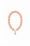 Opalia Baguette Zircon Stone Acrylic Bead Necklace