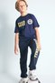 Fenerbahçe Thick Fabric Printed Sweatpants for Boys I6619A826Wn