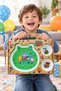 Kral Şakir Bear Plate and 2 Bowl Set Green Melamine Children's Food Set Gift Boxed Bpa-Free - 3