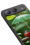 Spark 40 5g Compatible Printed, Matte Black, Soft Silicone, Protective, Shock Absorbing Cover, Case - 4