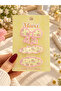 Pastel Yellow Floral Patterned Hair Clip Set – Pink Edged Bow, Oval and Wavy 3-Piece Hair Clips