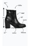 Camelia Women's Stitched Detailed Side Zipper Heeled Boots B4760 - 6
