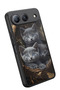 Spark 40 5g Compatible Printed, Matte Black, Soft Silicone, Protective, Shock Absorbing Cover, Case - 3