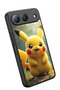 Spark 40 5g Compatible Printed, Matte Black, Soft Silicone, Protective, Shock Absorbing Cover, Case - 3