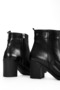 Camelia Women's Stitched Detailed Side Zipper Heeled Boots B4760 - 3