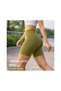 Sports Women's High Waist Biker Leggings Stretchy Gathering Tightening Fitness Pilates Etc. Casual Comfortable Leggings - 2