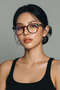 Round Unisex Leopard Blue Light Protective Glasses - Uv400