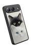 Spark 40 5g Compatible Printed, Matte Black, Soft Silicone, Protective, Shock Absorbing Cover, Case - 3
