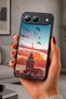 Spark 40 5g Compatible Printed, Matte Black, Soft Silicone, Protective, Shock Absorbing Cover, Case