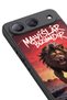 Spark 40 5g Compatible Printed, Matte Black, Soft Silicone, Protective, Shock Absorbing Cover, Case - 4