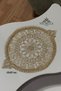 Lily 5 Piece Luxury Runner Living Room Coffee Table Cover Set French Lace Laced Dowry Set - 6
