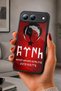 Spark 40 5g Compatible Printed, Matte Black, Soft Silicone, Protective, Shock Absorbing Cover, Case