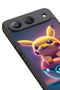 Spark 40 5g Compatible Printed, Matte Black, Soft Silicone, Protective, Shock Absorbing Cover, Case - 4