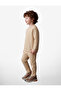 Cotton Long Sleeve Crew Neck Basic Tracksuit Set