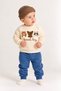 Baby Set Good Boy Cat Dog Panda Figured Sweatshirt Bottom Top Set Seasonal Unisex Boy Girl - 5