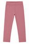 Girl's Plain Lycra Flexible Seasonal Dark Pink Colored Long Tights - 2